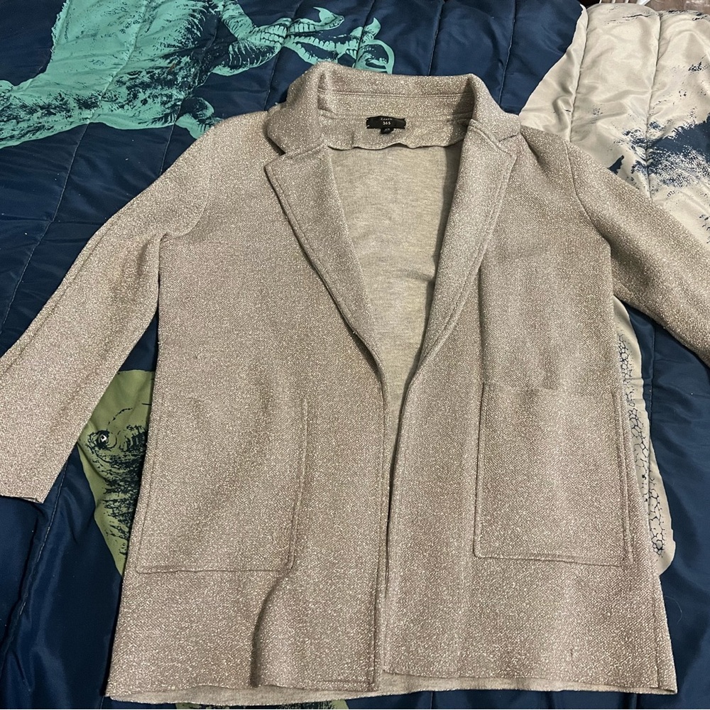 Silver glitter cardigan
